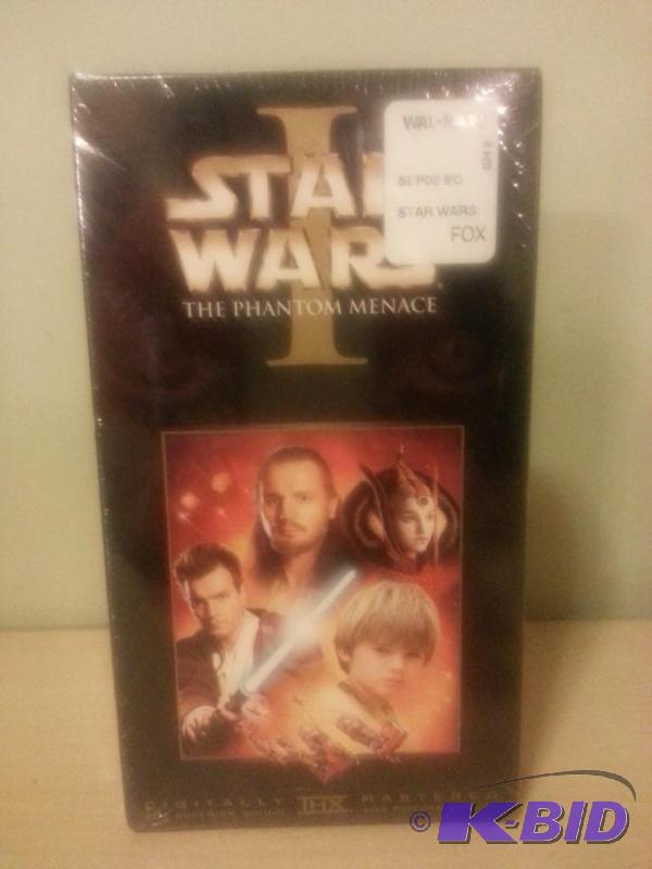 lot 39 image: VHS Movie of Star Wars Episode 1. Never been ...