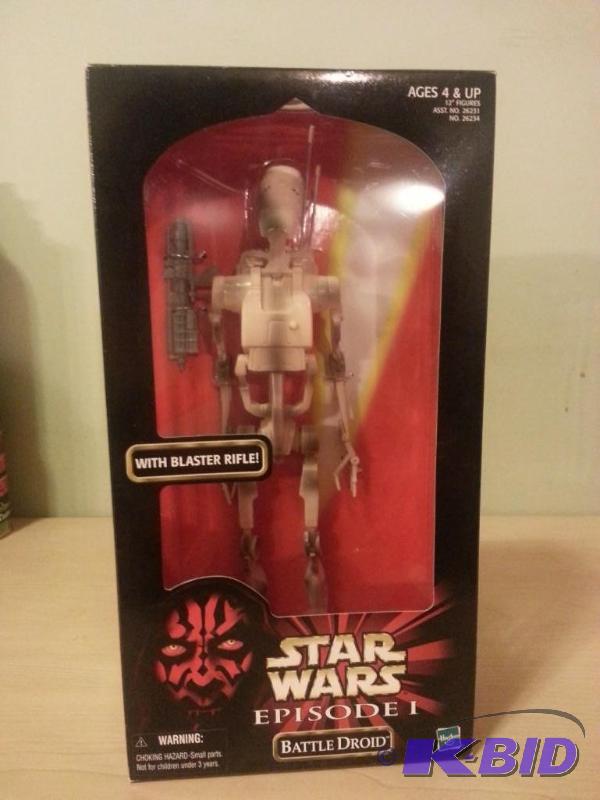 lot 42 image: Star Wars Episode 1 12 inch figure of a Battl...