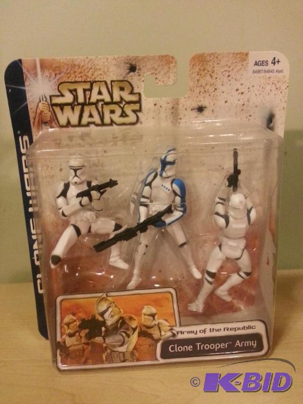 lot 49 image: Star Wars Clone Wars Army of the Republic Clo...