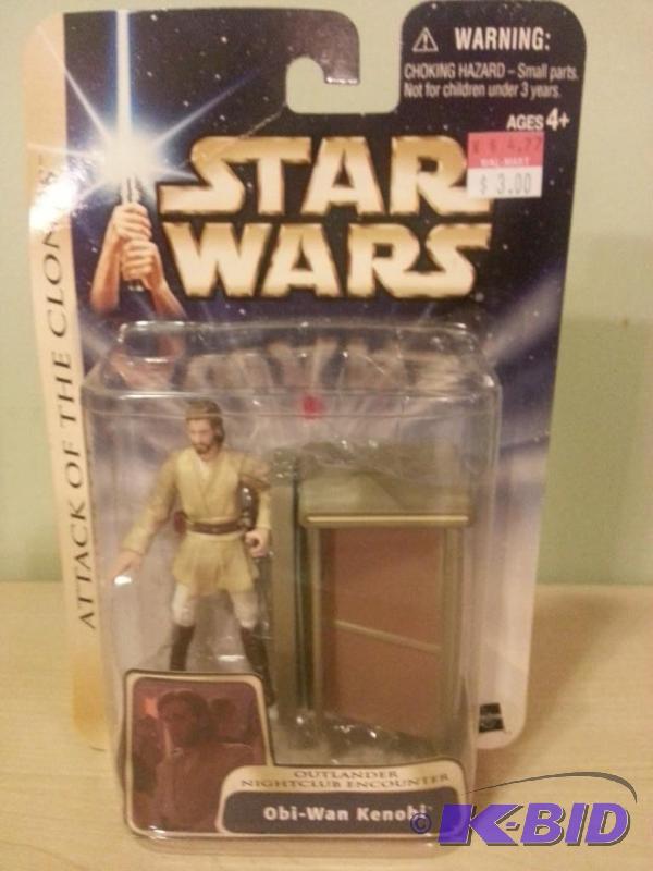 lot 55 image: Star Wars Attack of the Clones figure. Obi-Wa...