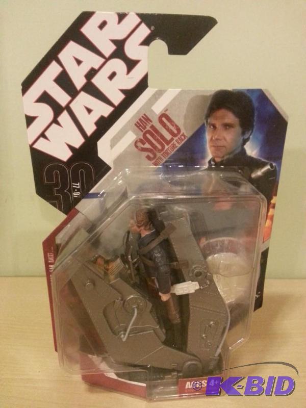 lot 60 image: Star Wars 30th Ann. Figure Han Solo with Tort...