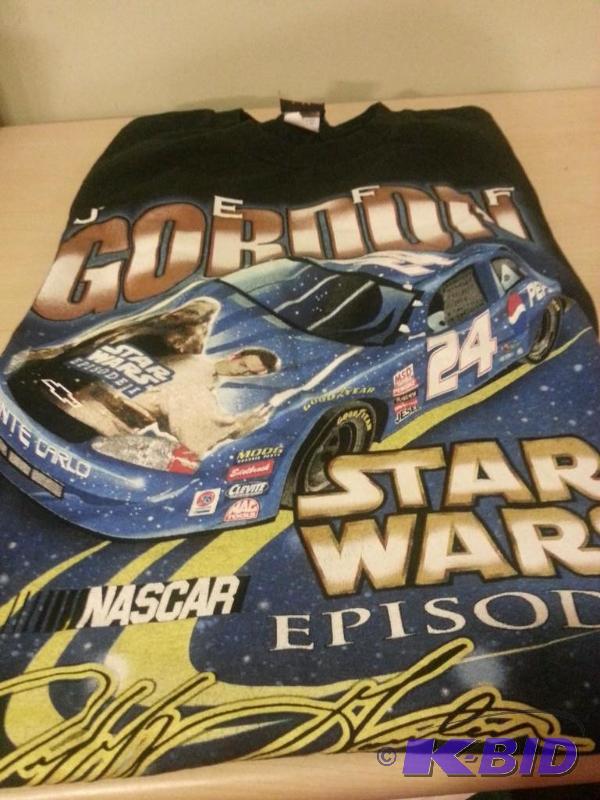 lot 83 image: Star Wars Jeff Gordon Pepsi Episode 1 T-shirt...