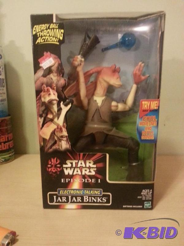 lot 85 image: Star Wars Episode 1 12 Inch Electronic Talkin...