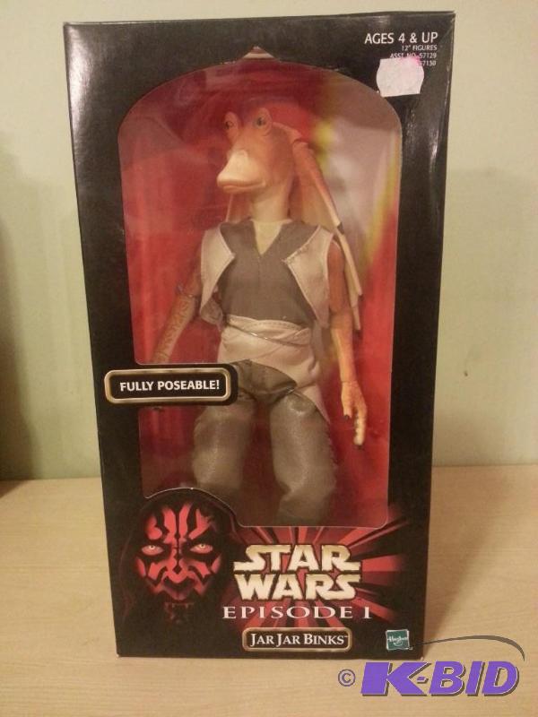 lot 86 image: Star Wars Episode 1 12 Inch Figure Jar Jar Bi...