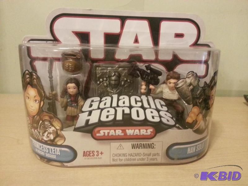 lot 9 image: Star Wars Galactic Heroes with Princess Leia ...