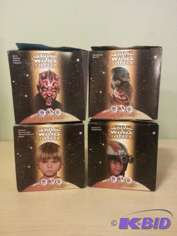 lot 99 image: Lot of 4 Pizza Hut Taco Bell KFC toys. Tatooi...