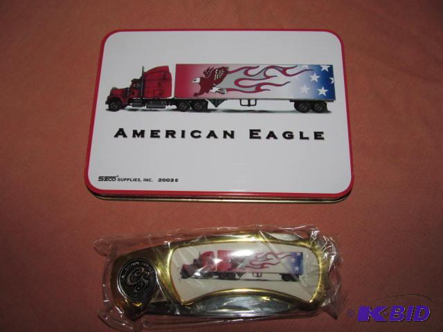 lot 18 image: Brand new in box, retractable pocket knife, A...