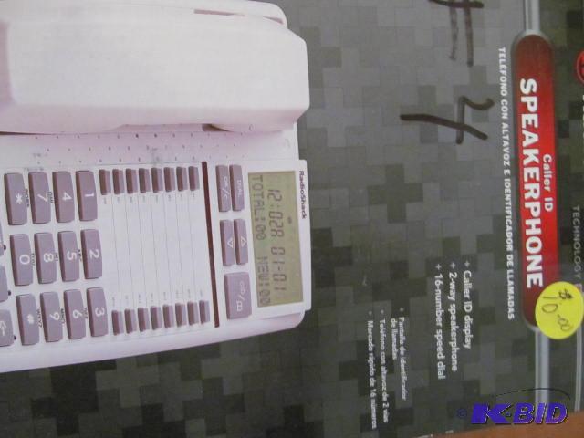 lot 4 image: Brand new in box, RadioShack speakerphone, ca...