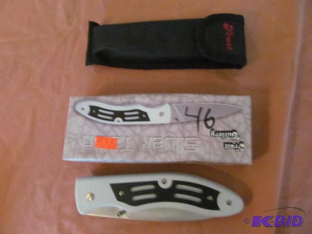 lot 46 image: Brand new in box, Silver Talon Frost Cutlery ...