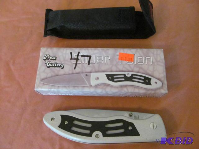 lot 47 image: Brand new in box, Silver Talon Frost Cutlery ...