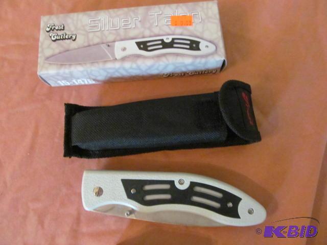 lot 54 image: Brand new in box, Silver Talon Frost Cutlery ...