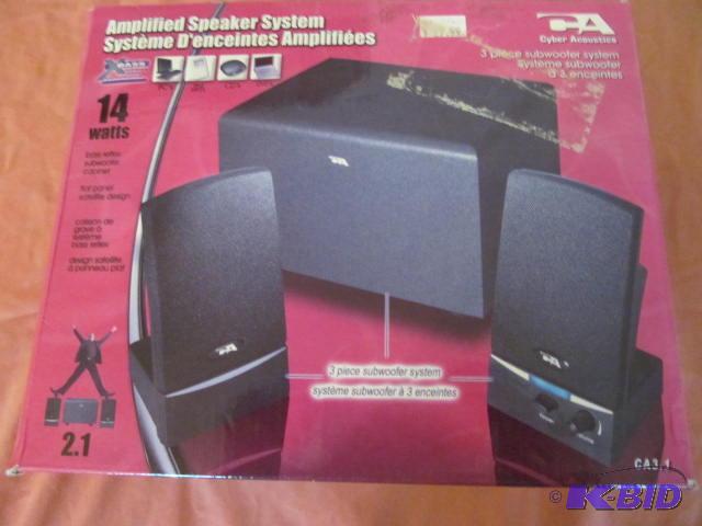lot 6 image: Brand new in box, Cyber Acoustics, Amplified ...