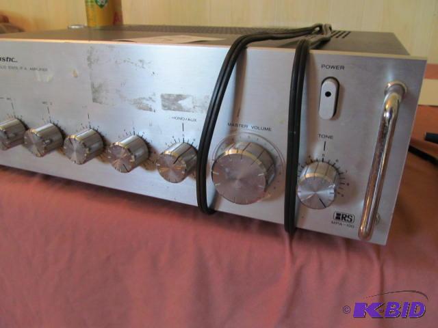 lot 77 image: Used but works like new, 100Watt solid state ...