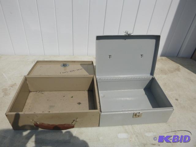 lot 110 image: 2 Metal Cases...