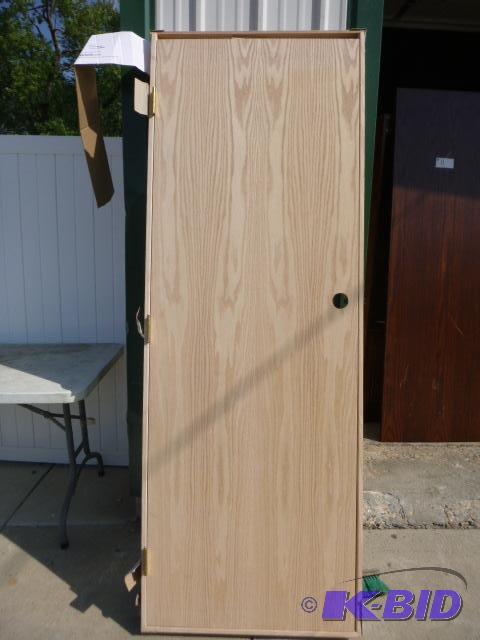 lot 12 image: Oak Door with Frame 28"...