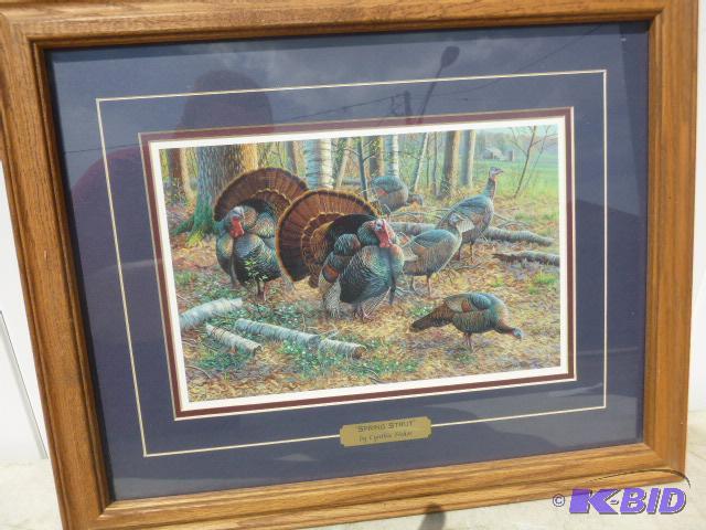 lot 135 image: &quotSpring Strut" Framed Print by Cynt...