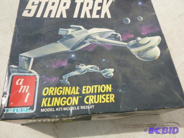 lot 138 image: Star Trek Klingon Cruiser Model Kit Original ...