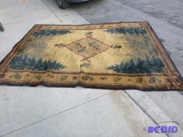lot 145 image: Area Rug 94" X 126"...