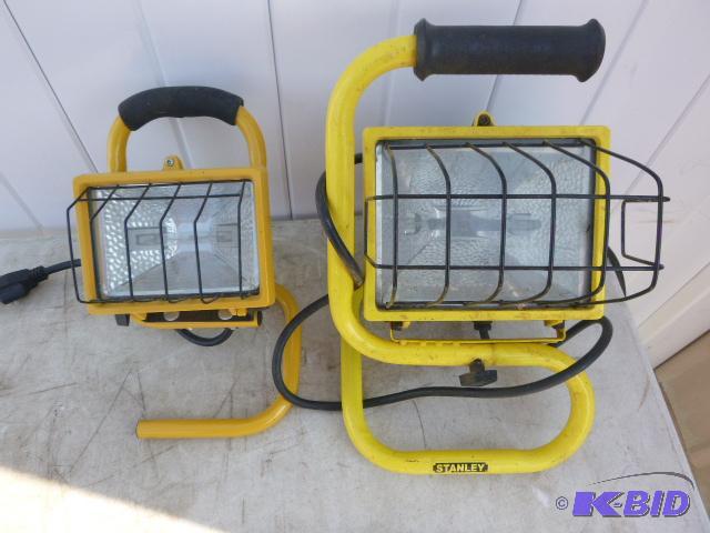 lot 58 image: 2 Halogen Lights...