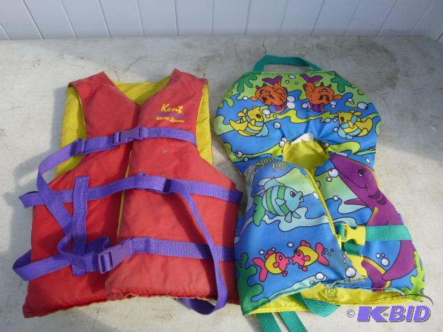 lot 7 image: 2 Life Jackets 1 adult and 1 child...