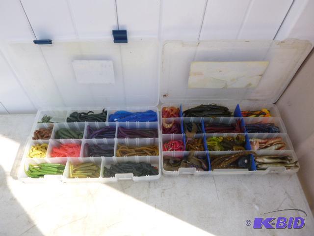 lot 77 image: 2 Manns Plastic Bait Kits...