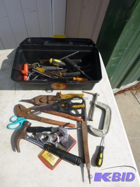 lot 91 image: 12 12" Tool Box Full of tools....
