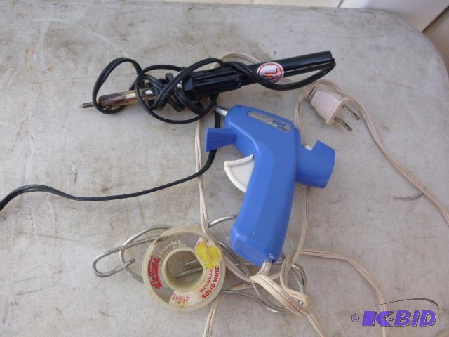 lot 93 image: Soldering Iron and Glue Gun...