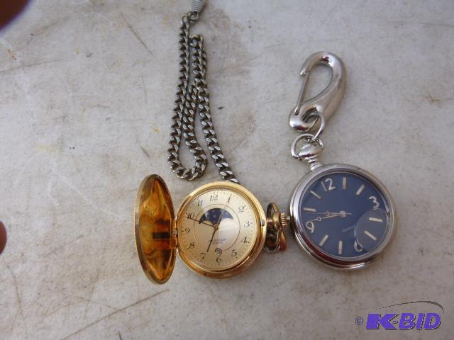 lot 95 image: 2 Quartz Pocket Watches...