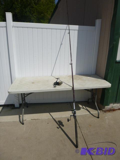 lot 96 image: Daiwa Rod 10 and Daiwa 7000C Reel and an Oly...