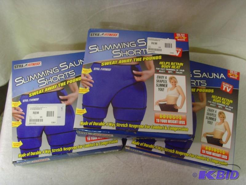 lot 111 image: Lot of 3 Slimming Sauna Shorts