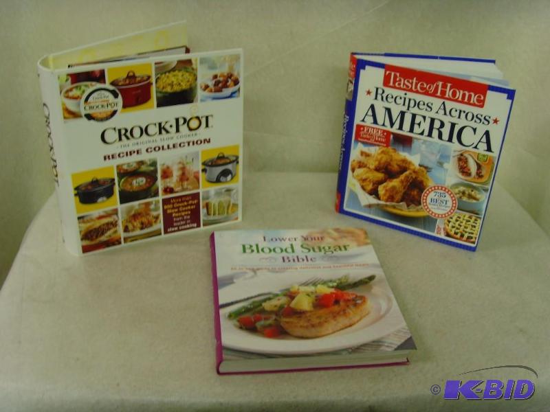 lot 113 image: Lot of 3 New Cookbooks