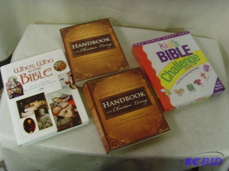 lot 114 image: Christian Books & Game