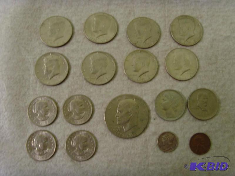 lot 12 image: Lot of American Coins