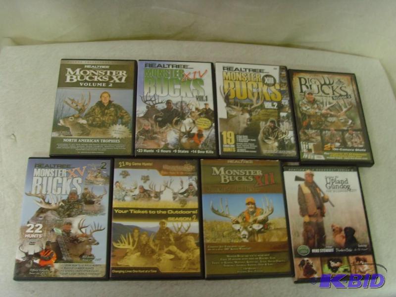 lot 138 image: Lot of Hunting DVDs