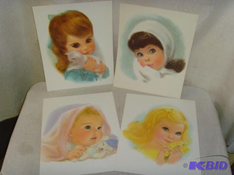 lot 19 image: Lot of Child Paint Prints