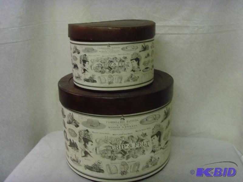 lot 40 image: Hat boxes