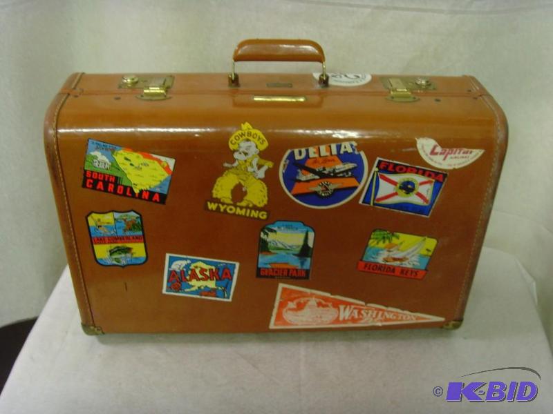 lot 41 image: 60s era Suitcase
