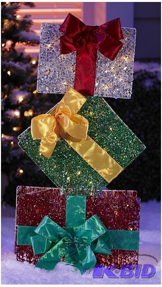 lot 58 image: Set of 2 MyHome 36 Lighted Gifts