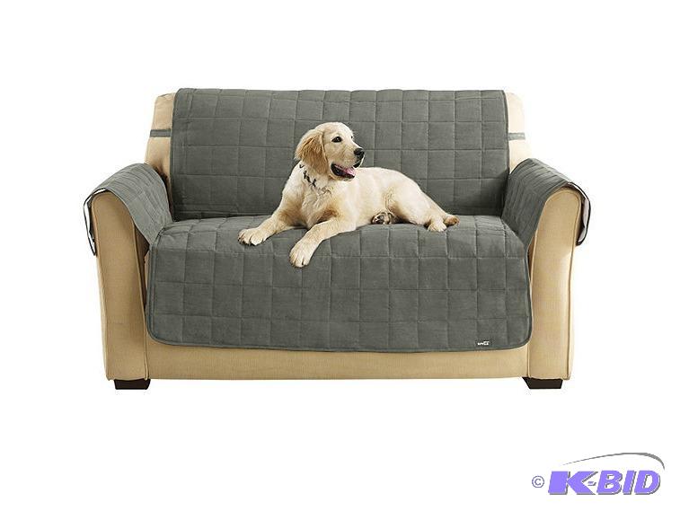 lot 96 image: Suede Waterproof Loveseat Cover
