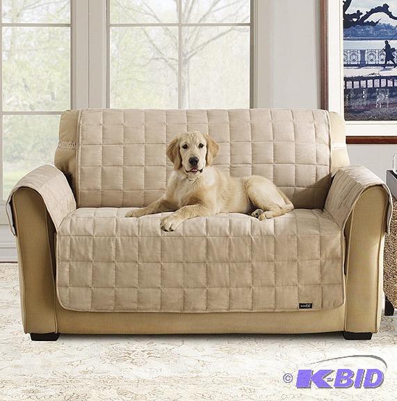 lot 97 image: Suede Waterproof Loveseat Cover