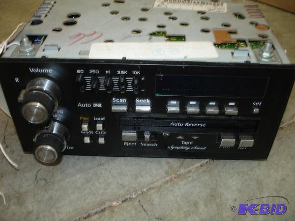 lot 114 image: Vintage CADILLAC Radio w Cassette Player. Mo...