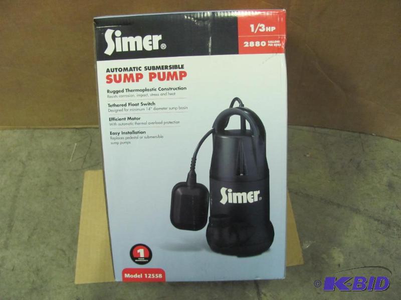lot 37 image: This NEW (in box) SIMER 13-HP Automatic Sub...