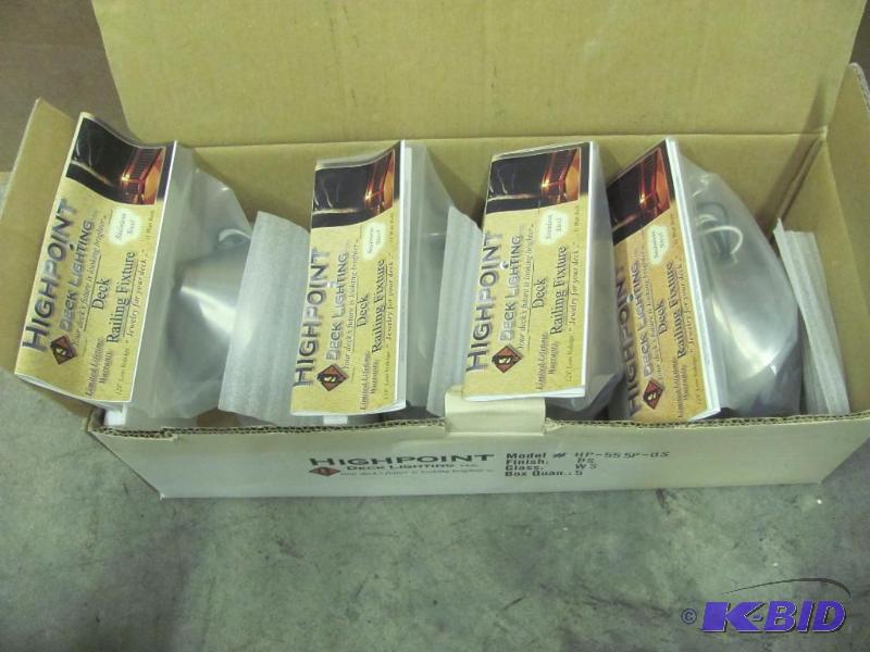 lot 40 image: Four (4) NEW (in original box) HIGHPOINT DECK...