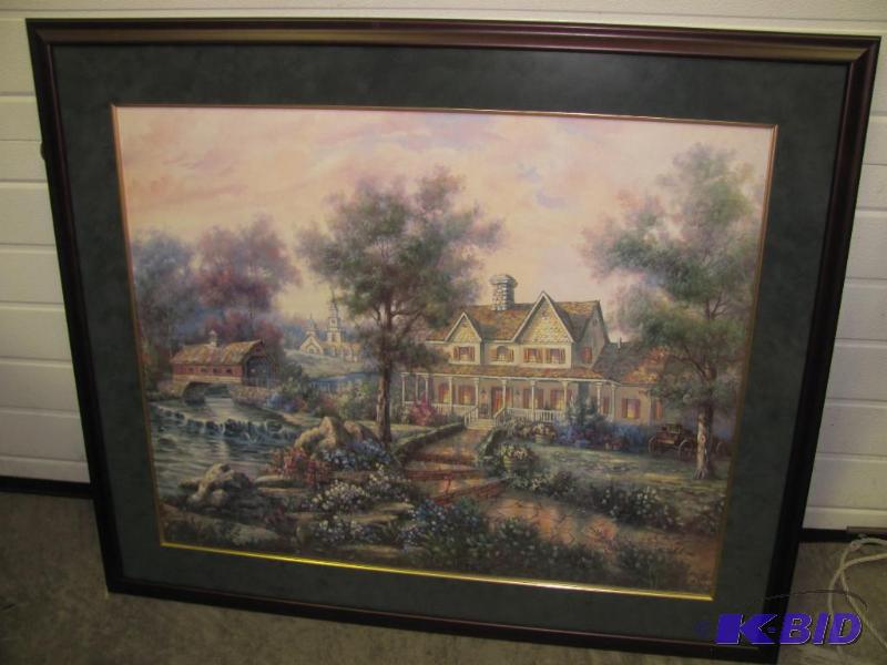 lot 50 image: Large Limited Edition (#500950) Framed and M...