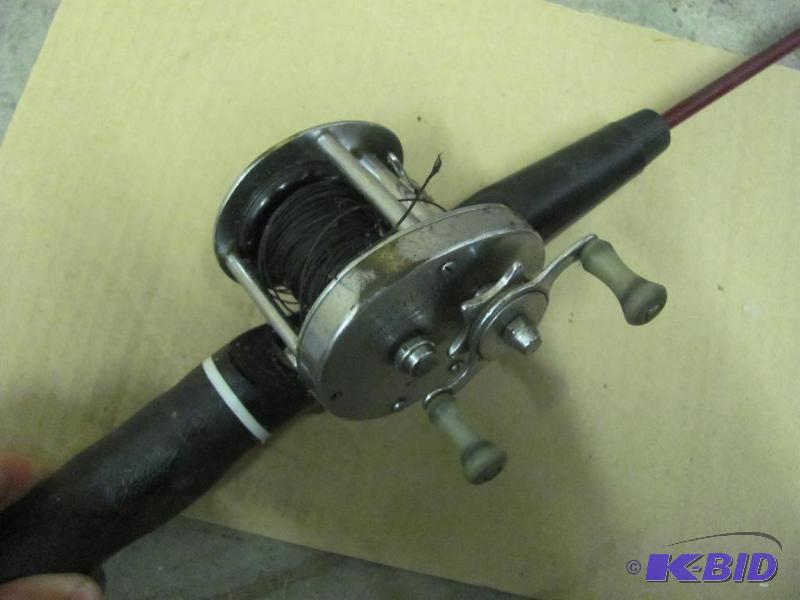 lot 58 image: Fishing Rod with Vintage SHAKESPEARE Reel (Mo...