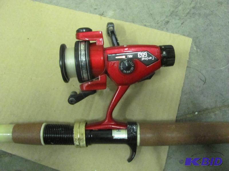 lot 59 image: Two-Piece Vintage HOLIDAY Fishing Rod with AB...