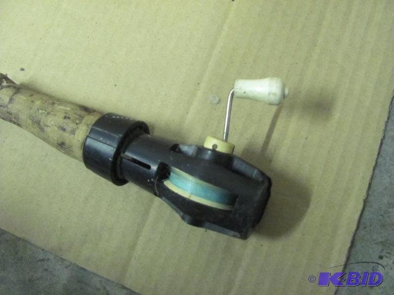 lot 63 image: Vintage Fishing Rod with Built-In Reel and Tu...