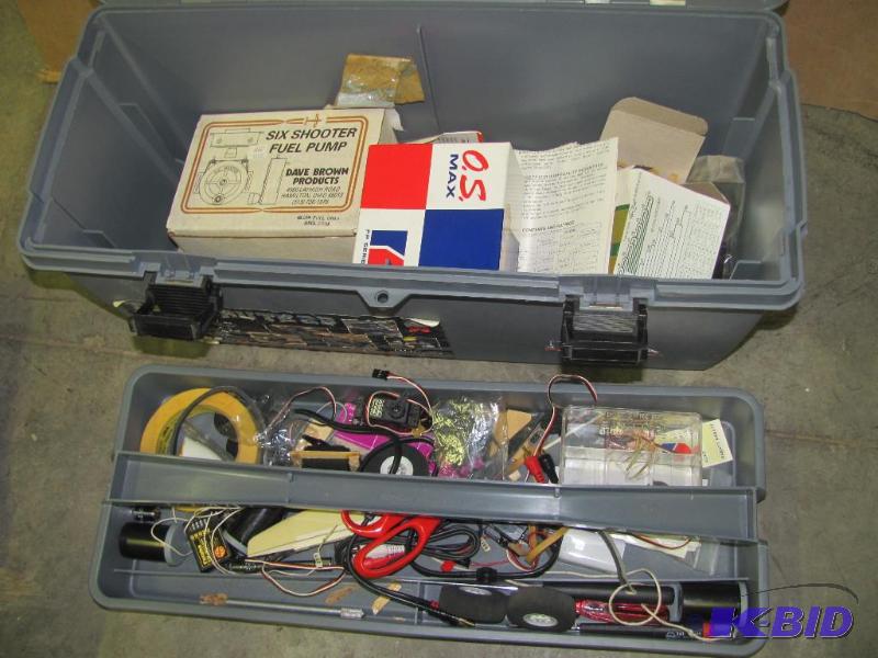 lot 65 image: Large tool box full of assorted Remote Contro...