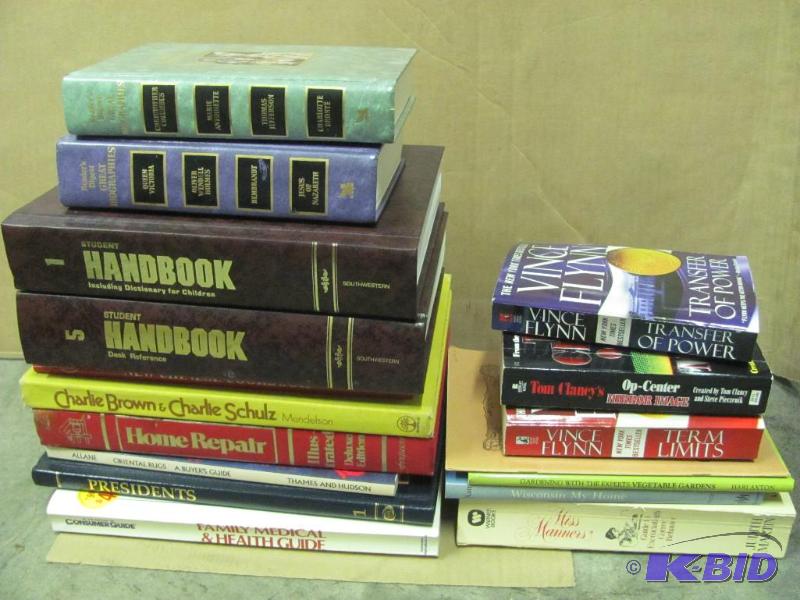 lot 80 image: Assorted Hardcover and Paperback Books as sho...