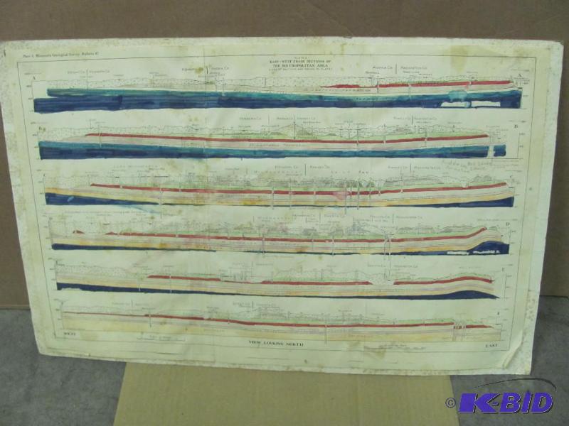 lot 82 image: Vintage Minnesota Geological Survey Cross-Sec...